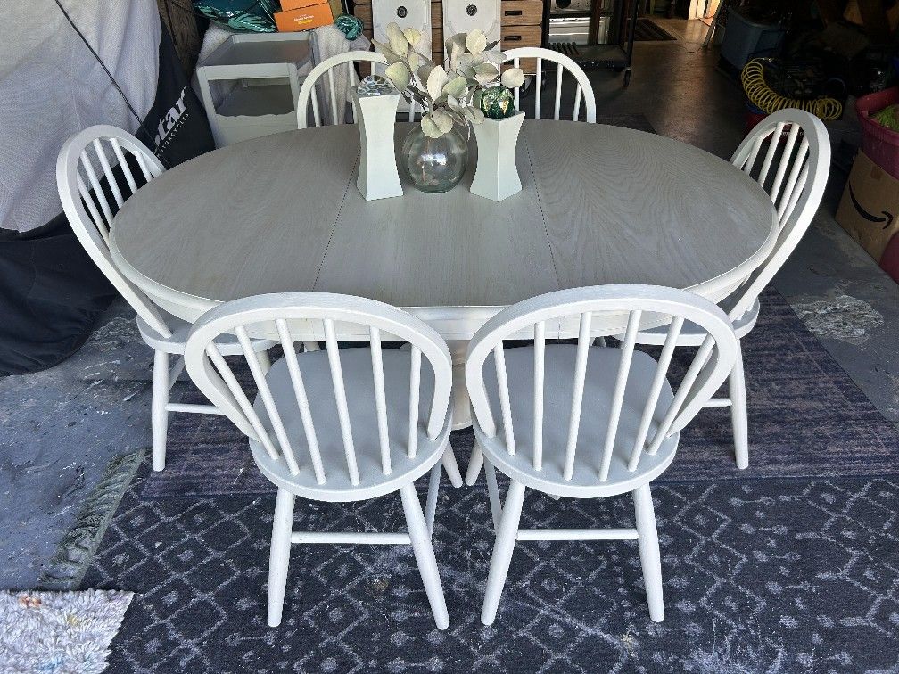 Refurbished Dining Table And Chairs