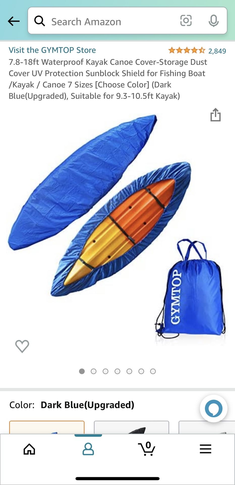 Kayak Canoe Cover