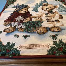 Boyds Bears Wall Hanging  Like New Condition 