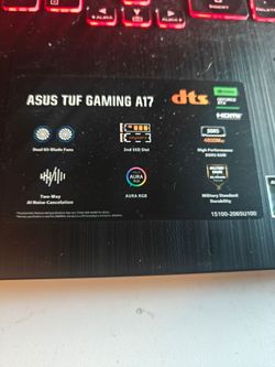 Asus TUF A17 gaming laptop