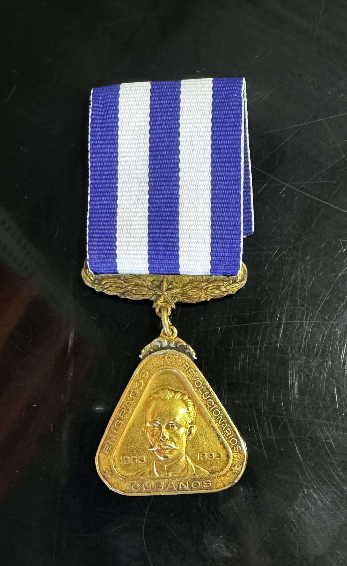 Emigration Medal 1913. Gold Filled. CUBA
