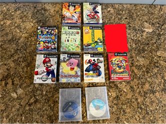 11 Nintendo GameCube Games; $240 for All Games; Mario Kart, Kirby Air Ride, Paper Mario, Pikmin2 etc