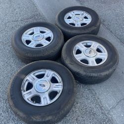 4 - 265/70r17 6x135 6x5.31 Ford F-150 Expedition Rims Wheels With Tires!!!!