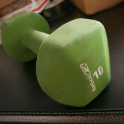 1 Mancuerna Reebok De 10 Libras 