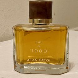 Vintage Jean Patou Eau De 1000 Perfume Splash 1 Fl OZ