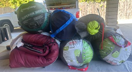 6 sleeping bags