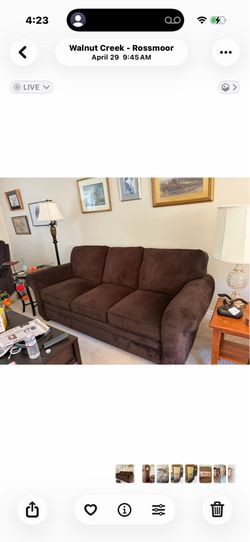 Brown couch