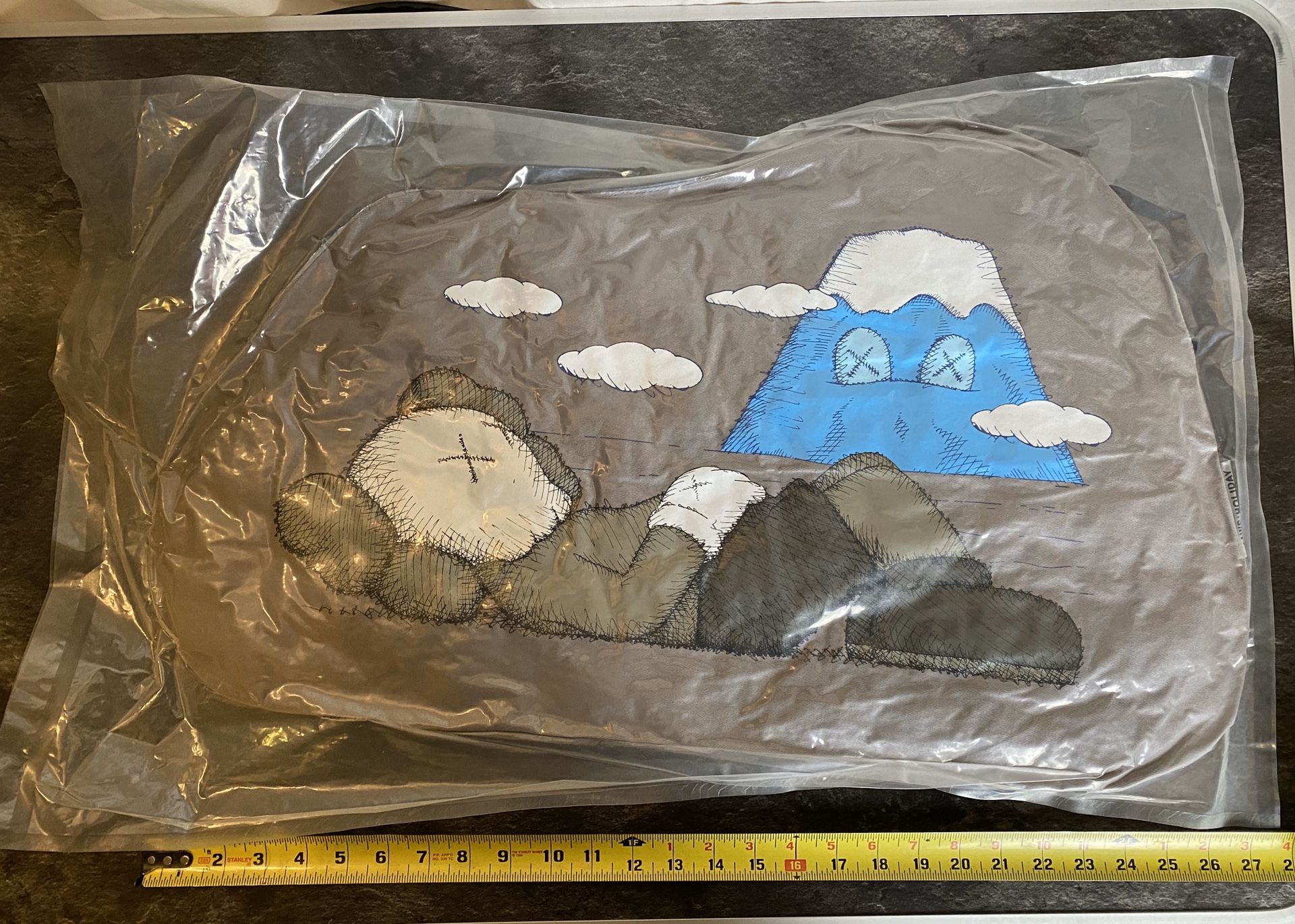 New KAWS Holiday Japan Pillow Companion Mount Fuji Cushion SEALED Collectible Dead Stock / Collectors Item 100% Authentic Sold Out