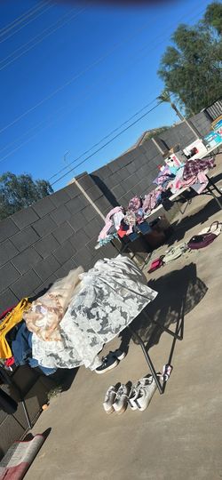 Yard sale leftovers!!!