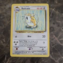 Pokemon Raticate 40/102