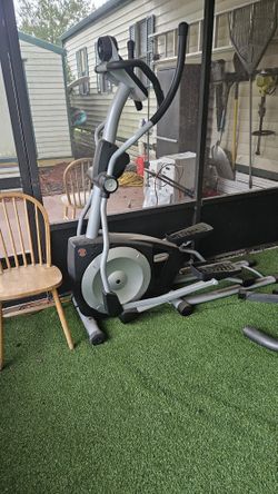 Gym Equipment Elliptical And Work Out Bench