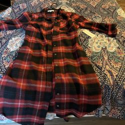 Flannel Red /Black Dress 