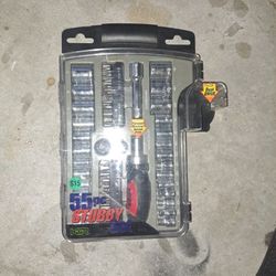  BRAND NEW 55 PCS. STUBBY TOOLS SET.
