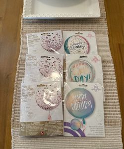 Happy birthday balloons