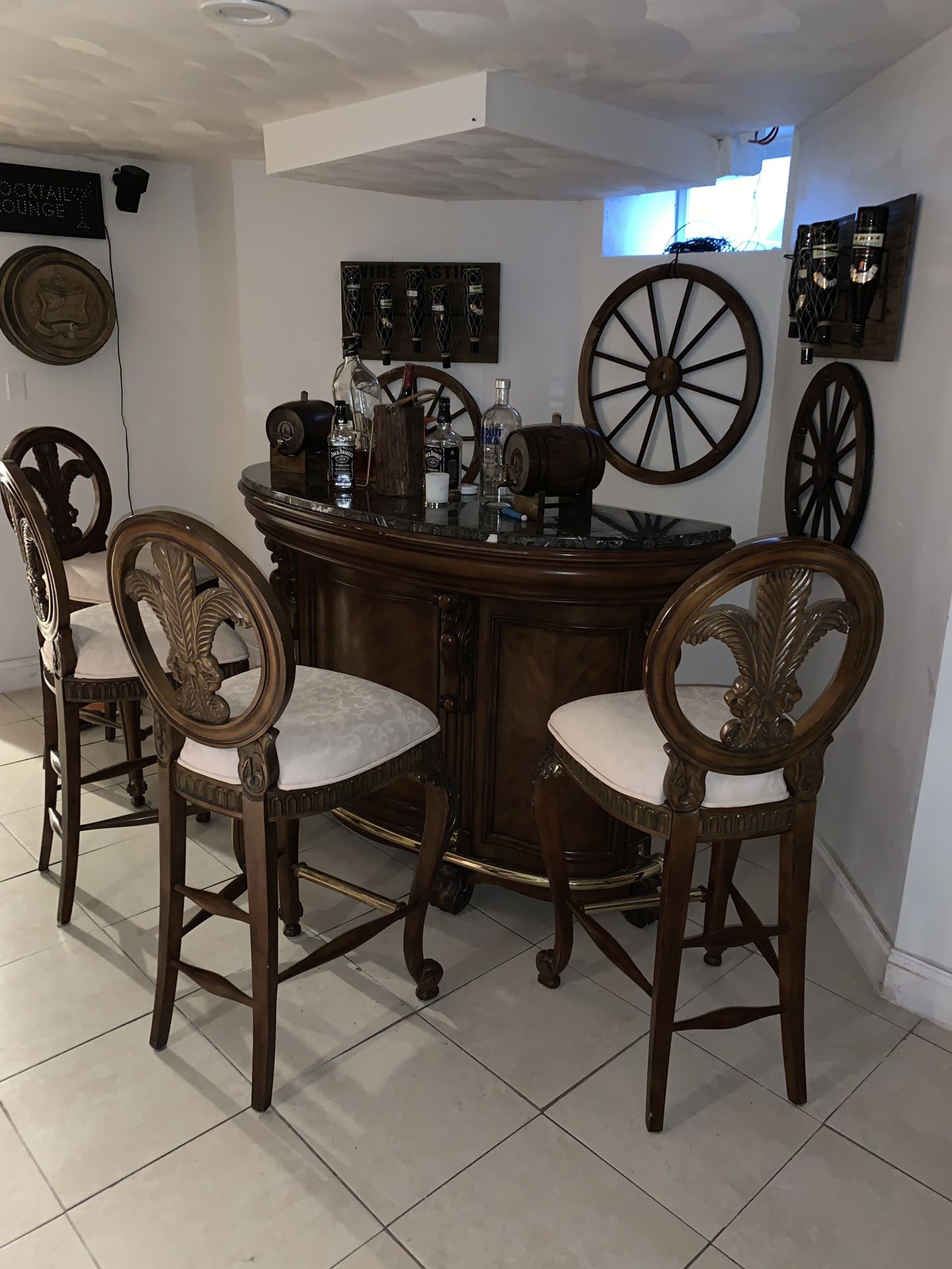 Bar and chair