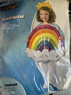 Little Girl Rainbow Costume