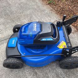 Free lawn mower battery operated. Call steve (contact info removed)