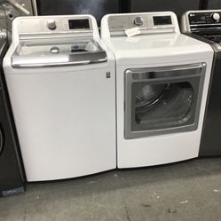New Scratch And Dent LG Washer And Dryer Set. 1 year Warranty 