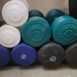Dumbell Sets - 3's, 5's, 8's, 10's