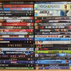 400+ DVDs - Action, Comedy, Drama Movies ($25 For Everything)