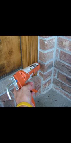 Caulking doors , windows, concrete repairs. Joints , cracks, leaks
