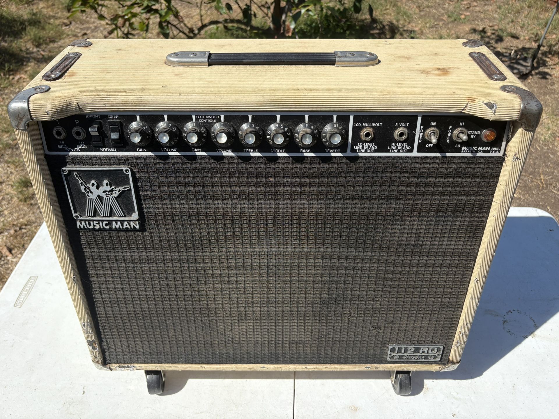 Musicman 112RD 65watt Rare White Early 80s