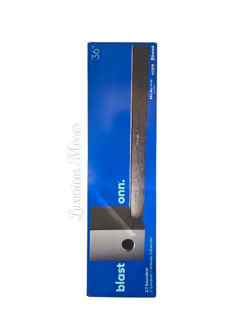 Onn Blast 2.1 Two Speaker + 36" Soundbar With Wireless Subwoofer 280 Watt DolbyF