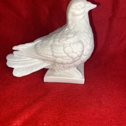 Vintage 3.75 Inch Alabaster Greek Dove Imported From Greece