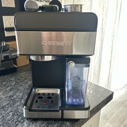 Chefman 6-in-1 Espresso Machine with Built-In Milk Frother, Digital Display