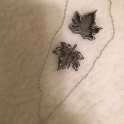 3- In One Maple Leaf Jewelry Set