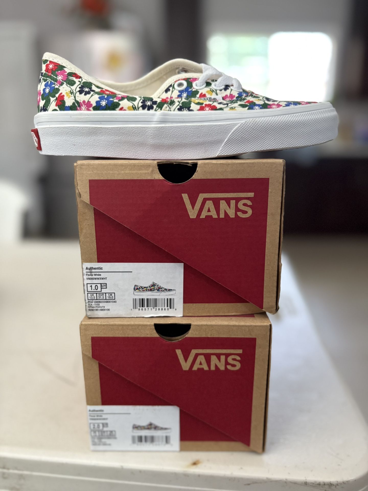 Vans Floral White