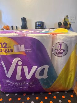 Viva Signature Cloth Paper Towels 6 Double Rolls(10$$$)