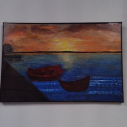 Wall Art Canvas painting 36" X 24"