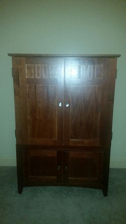 Armoire wooden tv stand