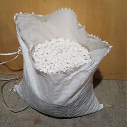Ice White Tumbled Marble Pebbles 3/8" - 5/8"
