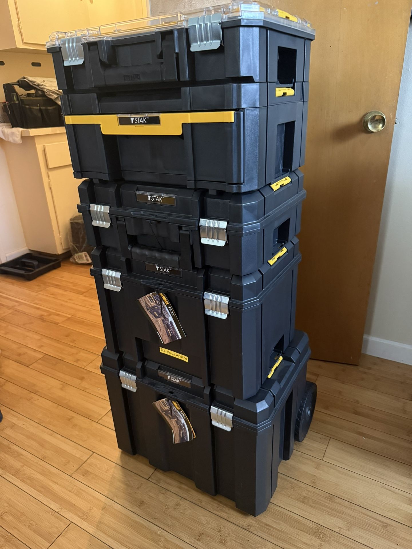 Dewalt TSTAK complete set de cajas de herramienta