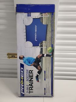PRIMED 3-in-1 Soccer Trainer new open box, complete
