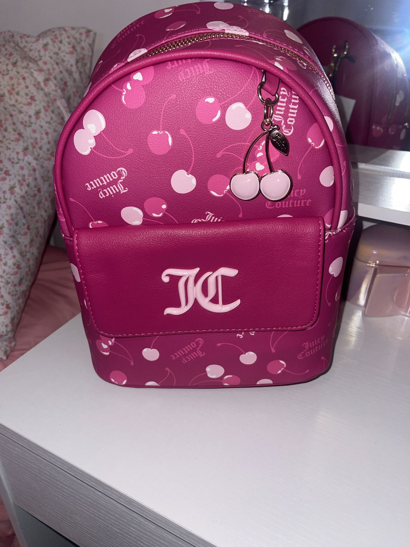 Juicy Couture Cherry Print Backpack NWT