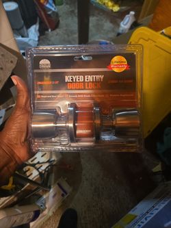 American Dream Silver Keyed Entry Door Lock