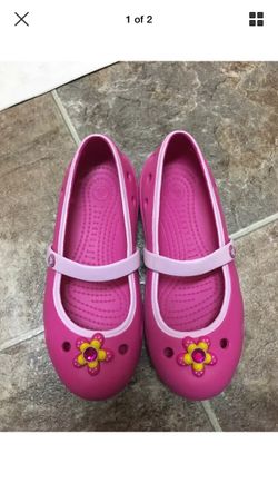 New! Mary Jane crocs 13c