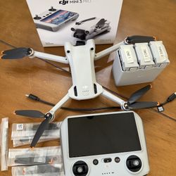 DJI Mini 3 Pro Drone With DJI RC And 3 Batteries!! N