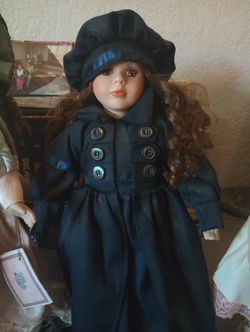 FRENCH DOLL WITH EXPENSIVE ENGLISH/FRENCH CLOTHING!!