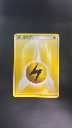 Pokémon Lightning Energy Card 2007