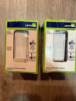 Leviton DD00R-DLZ Dual Voltage 120/277VAC, 60Hz Decora Companion Dimmer / Lots 2