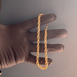 14k Rope Bracelet 