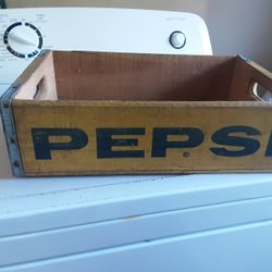 Yellow Pepsi Crate