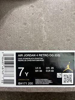 Air Jordan 4’s Cave Stone