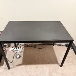 Black Table From IKEA 