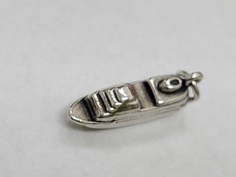 Retired James Avery Cruise Ship silver Charm Pendant