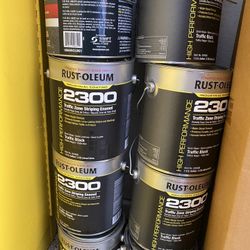 Rustoleum Black Traffic Paint 